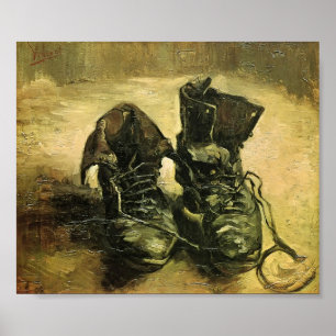 Poster Van Gogh - um par de sapatos