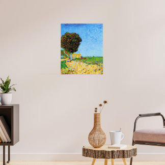 Poster Van Gogh - Uma Estrada perto de Arles,