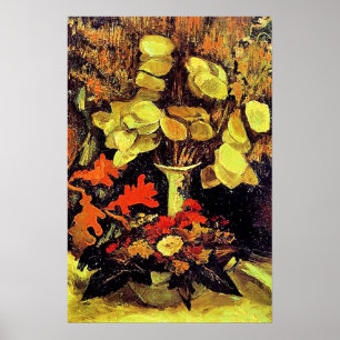 Poster Van Gogh, Vaso com Lunária,
