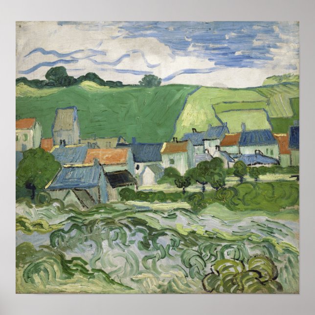 Poster Van Gogh - Visão Dos Auvers (Frente)