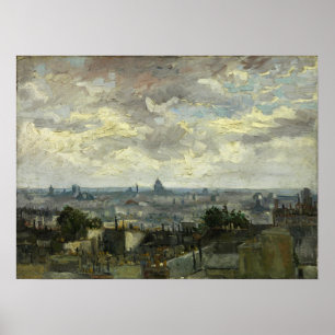 Poster Van Gogh - Vista De Paris