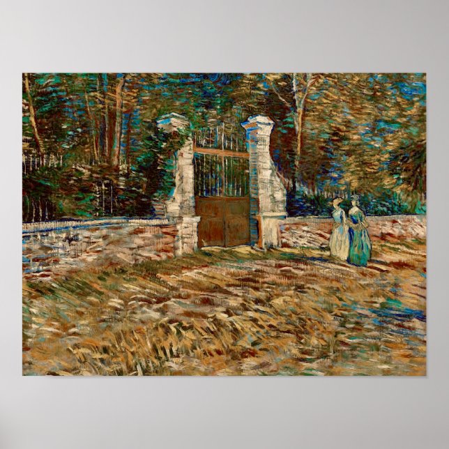 Poster Van Gogh Voyer d’Argenson Park (Frente)
