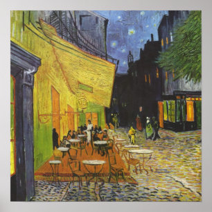 Pôster Van Gough em canvas anotadas
