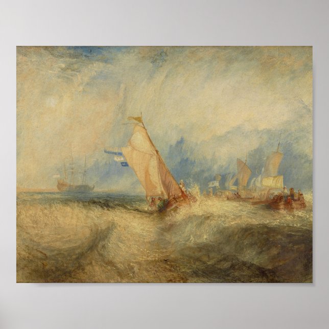 Poster Van Tromp, indo agradar seus Mestrados 1844 (Frente)