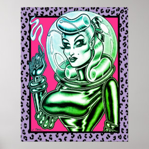 Poster Vana DeVinil™/Spacesuit de Borracha