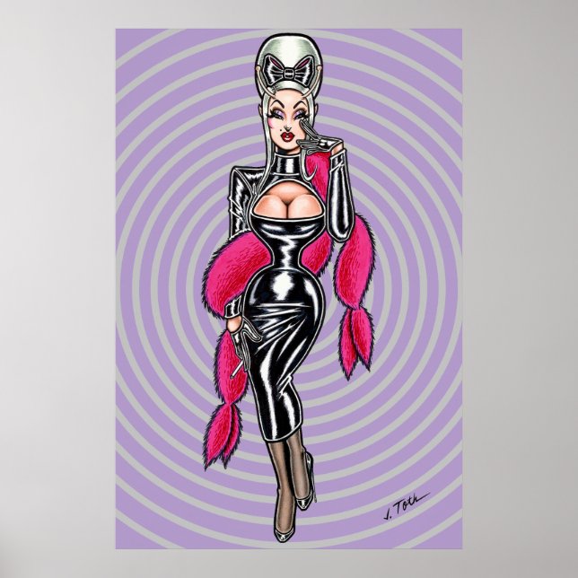 Poster Vana DeVinyl™/Deusa do Glamour (Frente)