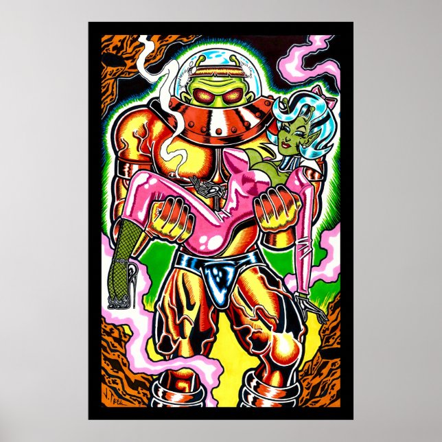 Poster Vana DeVinyl™/Green Skinned/Carried Away (Frente)