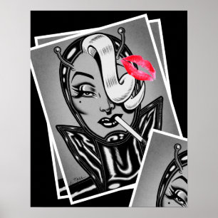 Poster Vana DeVinyl™: Neo Noir/Beijo