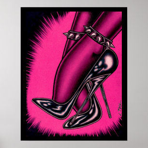 Poster Vana DeVinyl™/Spike Heels