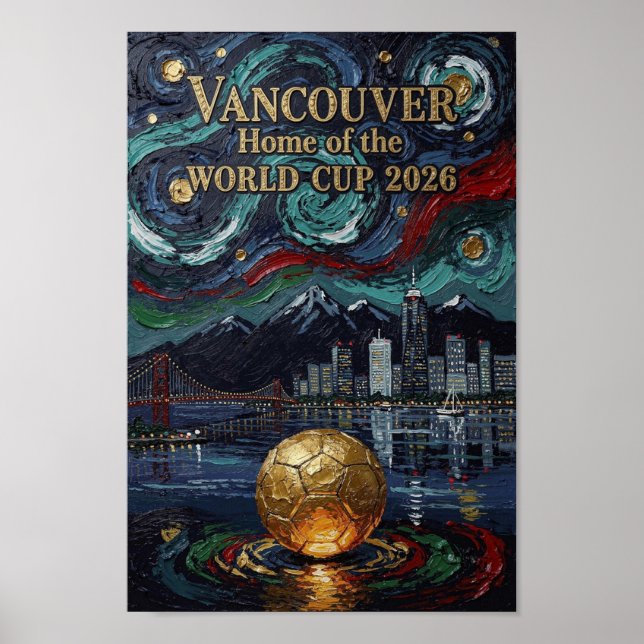 Poster Vancouver elegant art wall for your home (Frente)