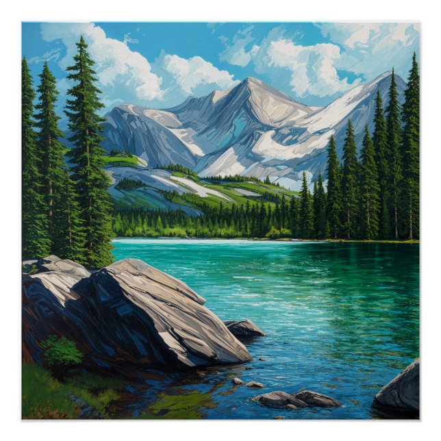 Pôster Vancouver Island Nature Art (Frente)