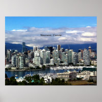Vancouver, linha do horizonte do Canadá