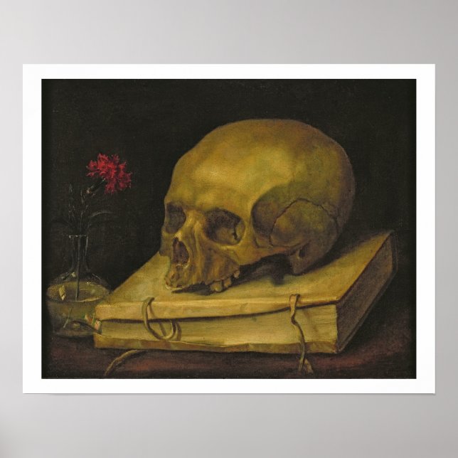 Pôster Vanitas, c.1644 (óleo na canvas) (Frente)