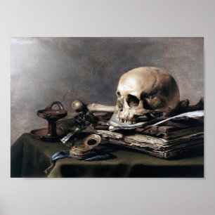 Poster Vanitas, Pieter Claesz