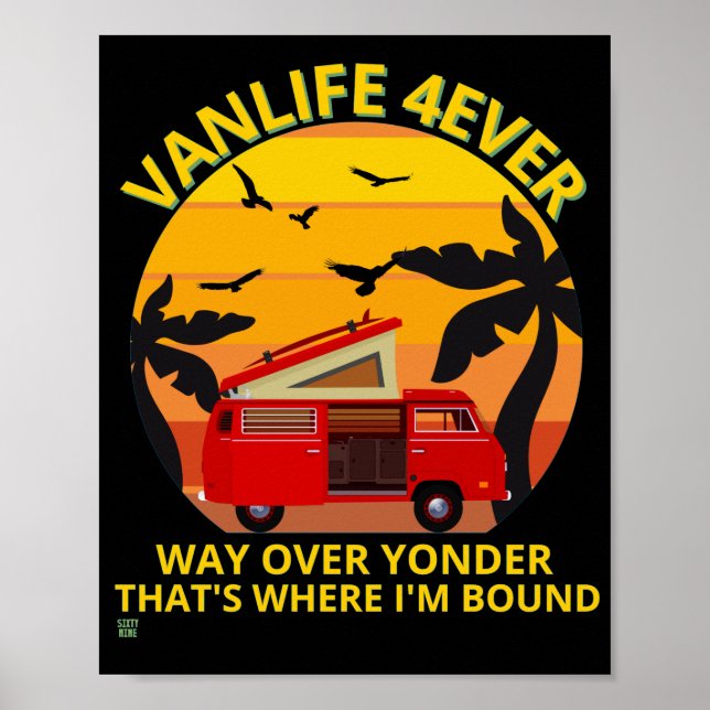 poster "VANLIFE..." (Frente)