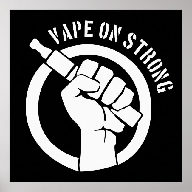 Poster Vape On Strong (Frente)