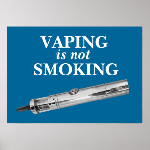 Pôster Vaping não está fumando