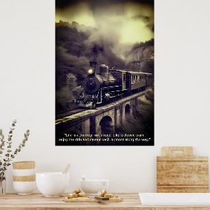 Poster "Vapor Eterno: a majestade dos comboios clássicos