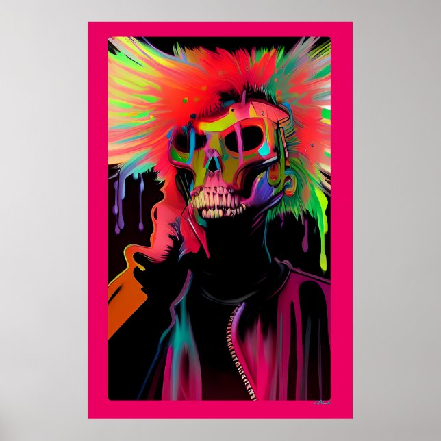 Poster Vaporface Death Rattle (Frente)