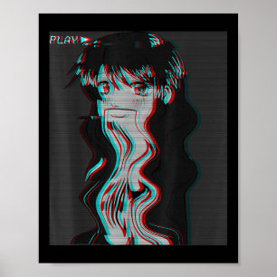 Poster Vaporwave Aestética Sad Animy Retro Eboy Egir