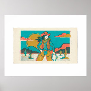 Poster Vaqueira Espírito Selvagem
