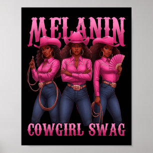 Poster Vaqueiras Melanina Vaqueira Africana Melanina Swag