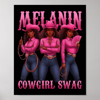 Poster Vaqueiras Melanina Vaqueira Africana Melanina Swag