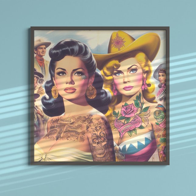 Poster Vaqueiras Tatuadas Antigas (Criador carregado)