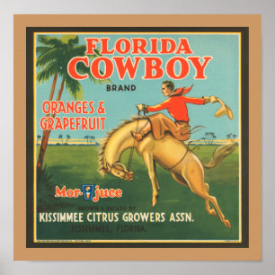 Poster Vaqueiro de Florida