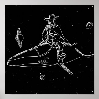 Poster Vaqueiro espacial
