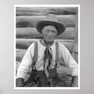 Pôster Vaqueiro idoso