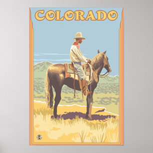 Poster Vaqueiro (vista lateral) Colorado