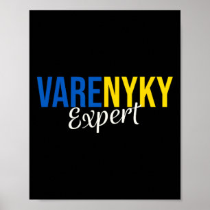 Poster Varenyky Suporte Especializado Bandeira da Ucrânia