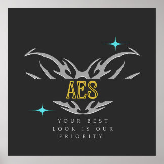 Poster Variante Azul AES