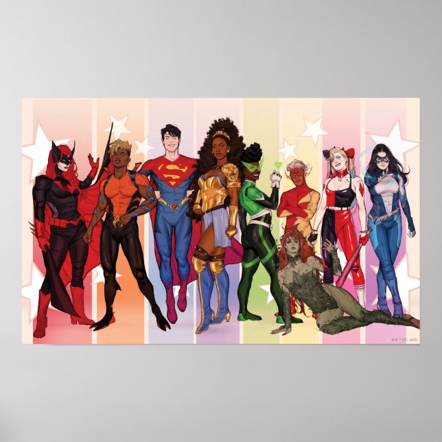 Poster Variante DC Pride Comic Cobrir 2022 (Frente)