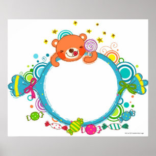 Pôster Variety of candies