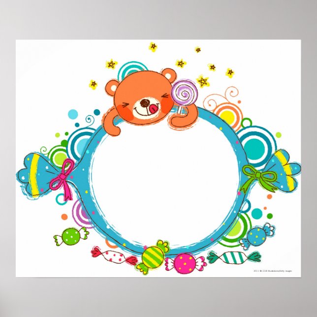 Pôster Variety of candies (Frente)