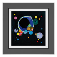 Vários círculos de Wassily Kandinsky