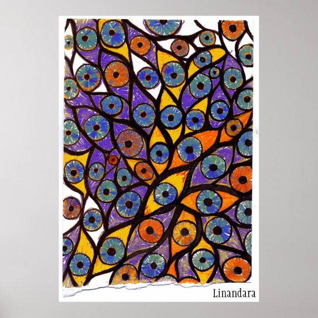 Pôster Vários Olhos (Frente)