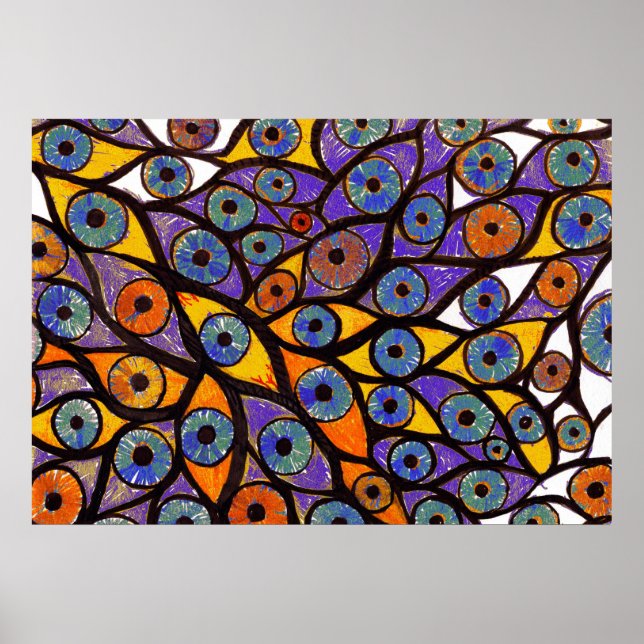 Pôster Vários Olhos (Frente)