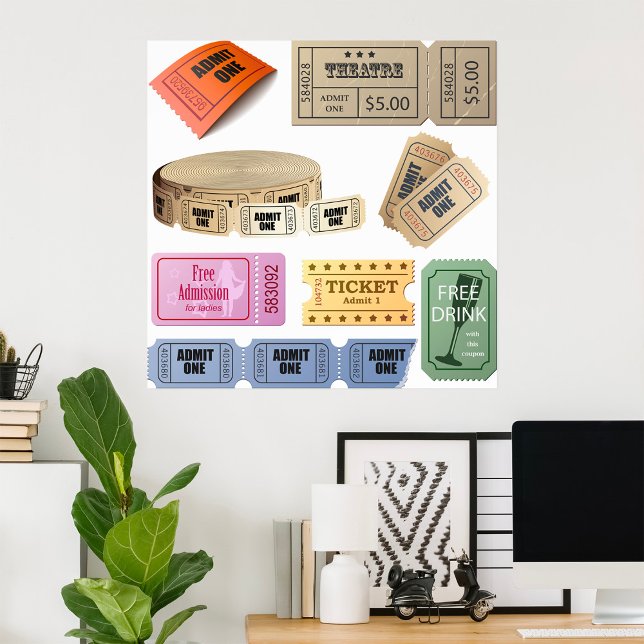 Poster Vários Tíquetes (Criador carregado)