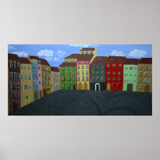 Pôster Varsóvia, Polônia