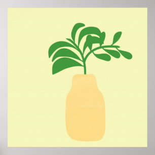 Poster vase abstrato art