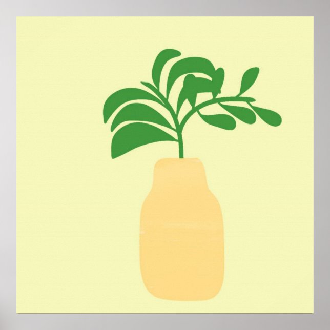 Poster vase abstrato art (Frente)