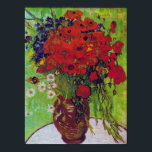 Poster Vase com Cornflower e Poppies, Van Gogh<br><div class="desc">Vincent Willem van Gogh (30 de março de 1853 - 29 de julho de 1890) foi um pintor holandês impressionista poste que se encontra entre as figuras mais famosas e influentes da história da arte ocidental. Em pouco mais de uma década, criou cerca de 2.100 trabalhos de arte, incluindo cerca...</div>