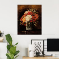 Vase com cravos por Vincent van Gogh