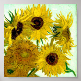 Pôster Vase com Doze Girassóis, Van Gogh Fine Art