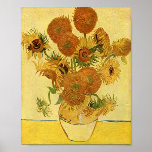 Pôster Vase com Quinze Girassóis, Van Gogh Fine Art