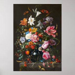Poster Vase das Flores por Jan Davidsz de Heem.