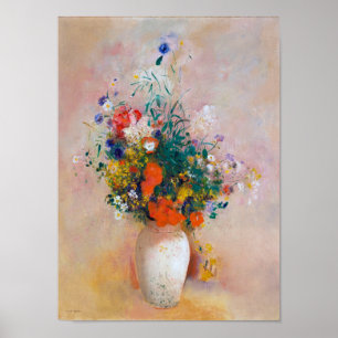 Poster Vase das Flores, Redon